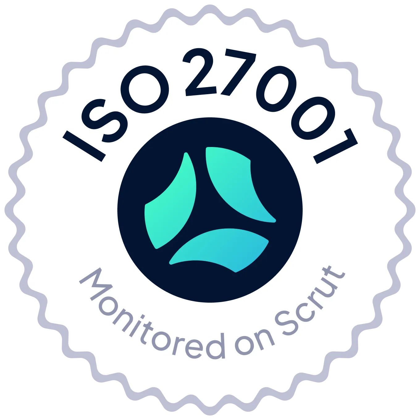 ISO 27001 certification badge